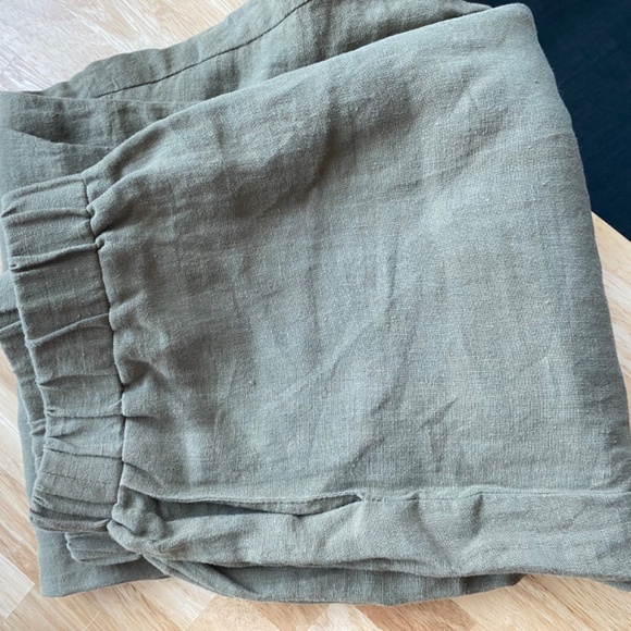 Hoi Bo Linen Daily Slack in Sage Green - L - Picture 5 of 7